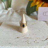 Bague ancienne noir-3